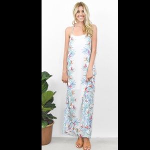 SMYM T Rex Floral maxi dress